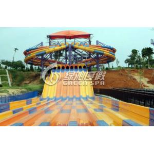 China Commercial Multi Lane Variable speed Racing Water Slide with Stainless Steel Screw supplier