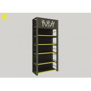 China Heavy Duty Supermarket Storage Racks For Oils / Rice Display Light Gray Color wholesale