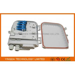 China Waterproof 1 x 8 Plc LC SC Fiber Optic Splitter Box , Fiber Optic Junction Box 8Drops supplier