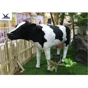 China Animal Garden Ornaments , Life Size Animatronic Animal Statues With Fur wholesale