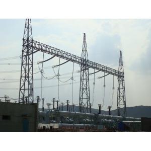 China 750KV Tubular Steel Structures , Power Transformer Substation supplier