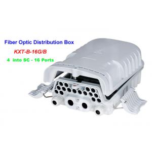 China 16 ~ 96 Cores FTTH Fiber Optic Distribution Box 4 into SC 16 Ports Wall mounting Holding pole supplier