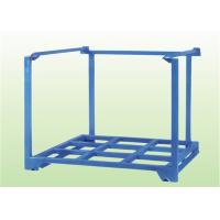 China Q235B Metal Warehouse Storage Shelves Stackable Storage Cages on sale