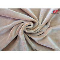 China Warp Knitting Korea KS 4 Way Stretch Velvet Fabric For Dresses , Glitter Stretch Fabric on sale