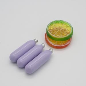 Purple Disposable Whipped Cream Chargers 8g For Party