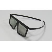 China ABS Plastic Frame Linear Polarized 3D Glasses / Movie Eyewear on sale