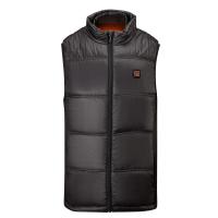 China Autumn Winter Heated Waistcoat Men Cotton USB 5v Infrared Women Outdoor on sale