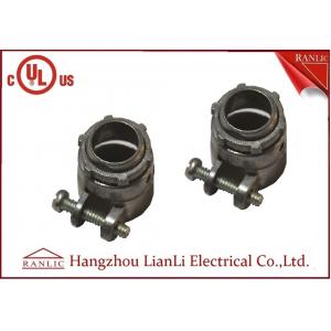 Flexible Conduit Straight Squeeze Connector Electrical Zinc Die Casting UL Approvals