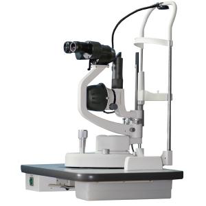 Magnification 10X 20X Ophthalmic Slit Lamp 52 - 78mm Pupillary Adjustment GD9011