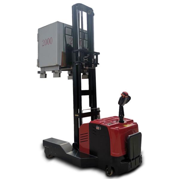 全方向のスタッカー PUタイプ 24V 180Ah 1トン 1000kg 2200lbs 2トン 2000kg 4400lbs 1m 2m 1.5m 1m 2m 2m