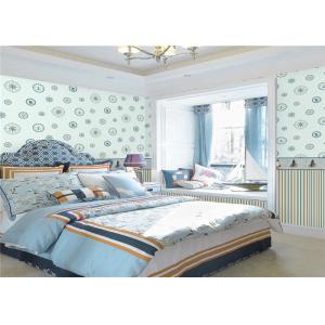 0.53*10m Kids Bedroom Wallpaper , Non Woven Wallpaper For Baby Girl Room