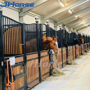 China Heavy Duty European Style Horse Stable Box Stall Fronts 3.6m Long Life supplier