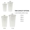 China Custom Split Double Milk Tea Cup Take Away Plastic Cup with Lid wholesale