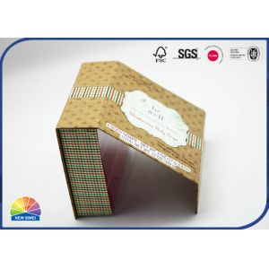 Matte Lamination Recycled Hinged Lid Gift Box CMYK Customized 4C Printed Eco Friendly