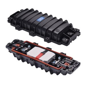 China cabo de fibra ótica do núcleo 5009H 144 que emenda tomadas comum Inline horizontais do fechamento 2Inlets 2 supplier