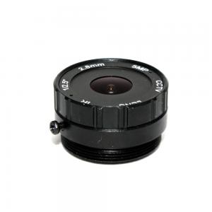 China 2.8MM Wide Angle 120 Degree CCTV Camera Lens Dome CS Mount Support CCTV IP Analog Camera 5MP Lens supplier
