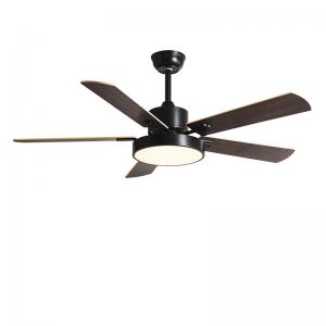China 52 Inch Ceiling Fan With Light Modern LED Ceiling Fan 5 ABS Blades supplier