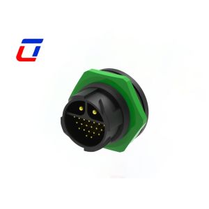 China Signal And Power Multi Connectors M25 2+20 Pin Waterproof 300 Volt Wire To Board wholesale