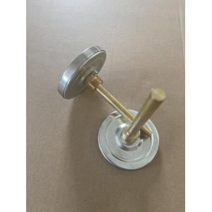 3.15" 80mm Hot Water Temperature Thermometer Gauge With Brass Thermo Well