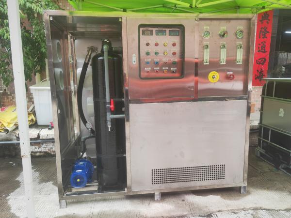 Sistema de desalinización por ósmosis inversa con bomba a presión de capacidad variable