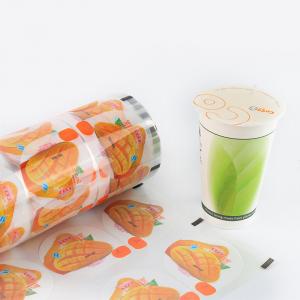 Cup Beverages Heat Sealable PET Film Hot Sealing Drinks Eco Friendly Packaging