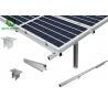 China Aluminum Solar Panel Mounting System Support Structure Ground Mount Screw Solar Off Grid System Rail Clamp wholesale