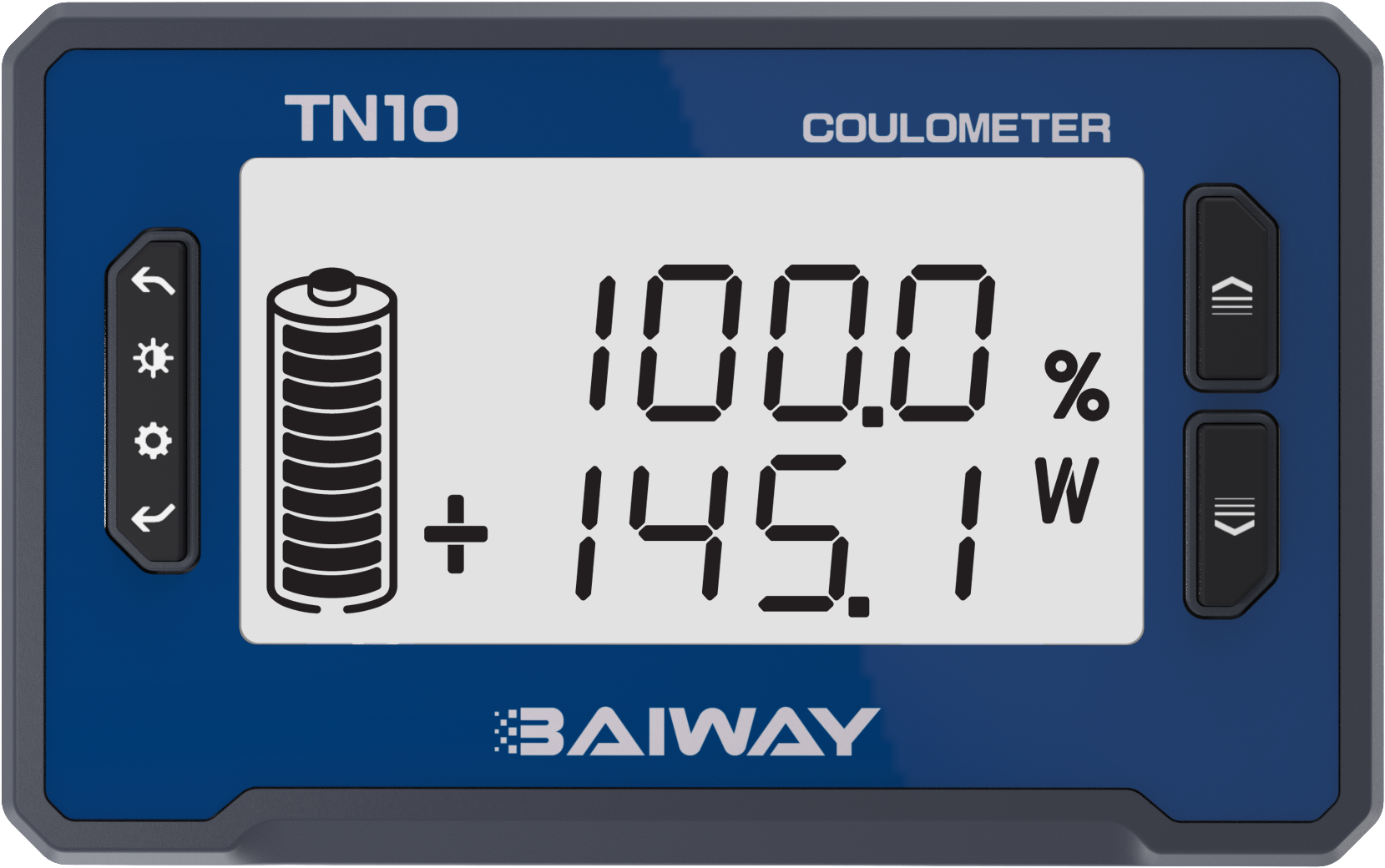 China TN10 Shunt Based Battery Monitor Segment Code Screen 8-80V 0-150A Compact wholesale