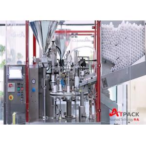 3,600 pieces / hour Cosmetic Tube Filling Equipment Personnel Care Food Pharmacy PLC Control