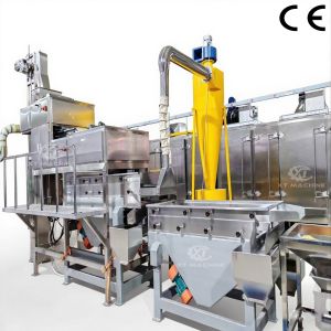 Déchiffreur de cacahuètes en acier inoxydable entièrement automatique pour usine de transformation de cacahuètes