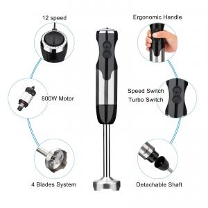 China Smart Stick Hand Blender 400W Color Customized  Electric Immersion Blender supplier