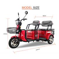 China Jinpeng XD 60V Electric Passenger Vehicles 40km Range 3 Wheel Electric Tricycle on sale