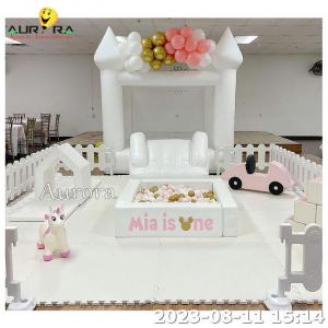 White Soft Play Fence Climbing Blocks Soft Play Equipment Set Custom Playground