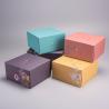 China CMYK Pantone Colour Printing Custom Logo Design Printed Kraft Paper Soap Boxed Gift Box wholesale