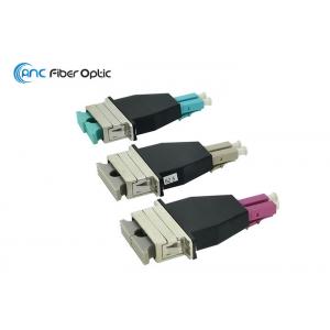 China SC Female To LC Male Fiber Optic Adapters Low Insertion Loss In Simplex / Duplex Shape supplier