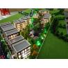 London residential house scale physical 3d model with led lighting