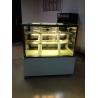 China Холодильник двери десерта двойной стеклянный 1,2 метра, замораживатель R134a дисплея торта 540W wholesale