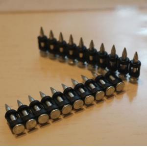 China Galv Concrete Nail Pins Black Strip Gas Tool Drive Pins 16-38 Mm Length supplier