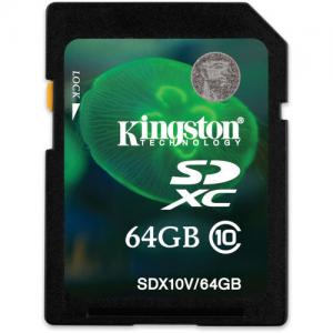 Kingston 64GB SDXC Card Class 10 Price $20