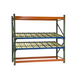China Almacenamiento de almacenamiento Sistemas de estanterías de paletas de flujo de gravedad Utilización completa del espacio wholesale