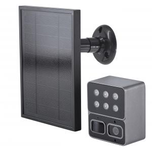 Floodlight Outdoor WIFI Solar Battery PIR-Motion-Sensor Light Camera Built-In Lithium Battery Two Way Voice Night Vision