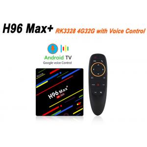 H96 Max Plus Smart TV Box RK3328 4GB 32GB Android 8.1 USB3.0 Voice Control Support HD 4K Set-top Box