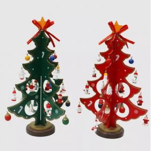 DIY Wooden Christmas Tree Gift Ornament Table Desk,Christmas Ornaments,Christmas Crafts