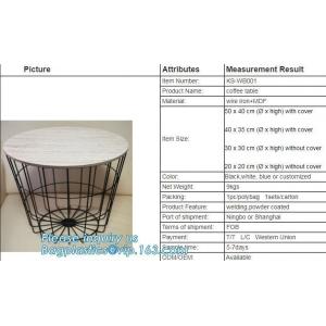 Glass top metal wire rose gold round coffee table, Outdoor Furniture Commercial Furniture Polywood Furniture Metal table