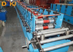 China Steel Rain Water Gutter Equipment Cold Roll Forming Machine With Chain Transmission wholesale