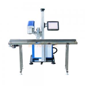 Powerful 100W Automatic Laser Marking Machine Fiber / CO2 / UV Flying Laser