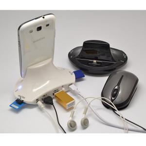 China Multi-function OTG Smart Combo Charger Dock For Samsung galaxy smart phone/ipad supplier