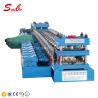 China Pre - cutting and Punching Guard Rail Roll Forming Machine 2 wave profile with servo feeding wholesale