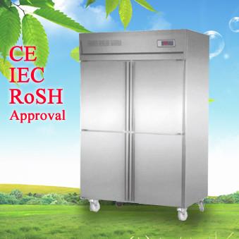 Low-energy Upright Stainless Steel Kitchen Commercial Upright Freezer CE CB ROHS