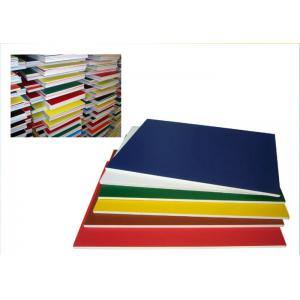 PVC Laminated Wood Grain Foam Board , Customized Indoor Decorative Foam Board