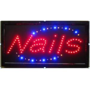 LED sign LED NAILS sign